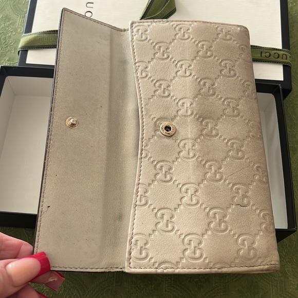 Authentic Gucci Guccissima long leather wallet - Picture 4 of 13
